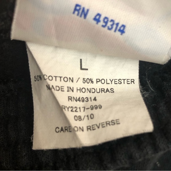 Champion Boy’s Powerblend Fleece Open Bottom Sweatpants Black Large - Picture 5 of 8